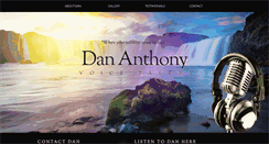 Desktop Screenshot of dananthonyvoice.com